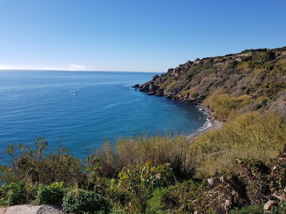 Villa - Zeezicht, Zwembad Nerja Exteriér fotografie